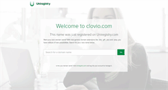 Desktop Screenshot of clovio.com